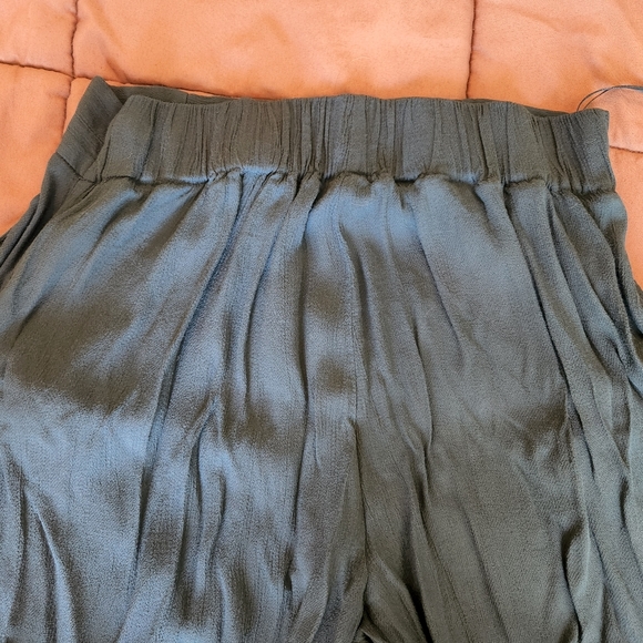 Free People Blue Flowy, Loose, Wide Legged Pants - Size Small - Picture 7 of 7